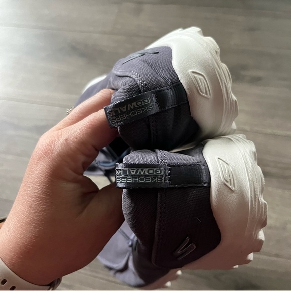 Skechers Womens GoWalk Navy Blue Slip On Loafers Size 9.5 - Picture 3 of 6